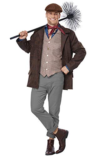 Product Cover California Costumes Men's Chimney Sweep - Adult Costume Adult Costume, -Brown, Large/Extra Large