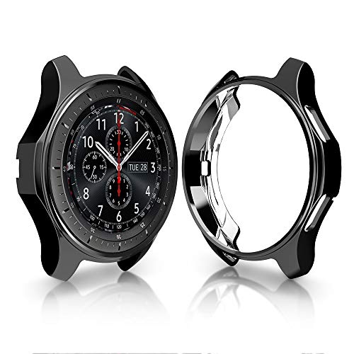 Product Cover Case for Samsung Gear S3 Frontier SM-R760, Haojavo Soft TPU Plated Protective Bumper Shell Protector for Samsung Gear S3 Frontier/Classical & Galaxy Watch 46mm Smartwatch Bands Accessories