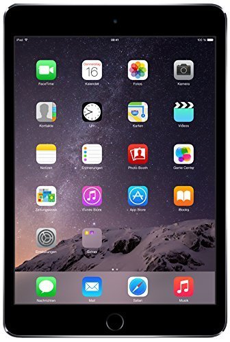 Product Cover Apple iPad mini 3 MH372LL/A (64GB, Wi-Fi + Cellular, Space Gray) 2014 Model (Renewed)