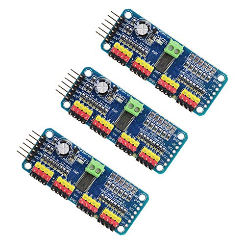 Product Cover Onyehn 16 Channel PWM Servo Motor Driver PCA9685 IIC Module 12-Bit for Arduino Robot or Raspberry pi(Pack of 3pcs)
