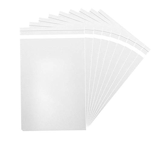 Product Cover MoloTAR || 200 Pcs 5'' x 7'' Clear Resealable Cello/Cellophane Good for Bakery,Adhesive Treat, Candle, Soap, Cookie Poly Bags