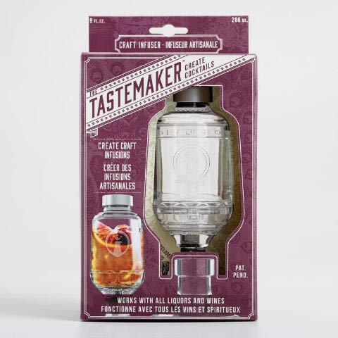 Product Cover Cocktail Vodka Shaker Infuser Kit, Active Infusion, Be an Infused Alcohol, liquor Mixologist using the 10 Homemade Flavored Recipes + 4 Round Ice Ball Molds, Best Home Bar Kit, Fun Gifts Items