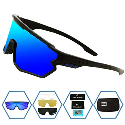 Product Cover GIEADUN Sports Sunglasses Protection Cycling Glasses Polarized UV400 for Cycling, Baseball,Fishing, Ski Running,Golf