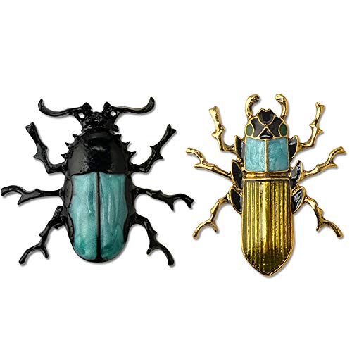 Product Cover PunkStyle Enamel Beetle Insect Brooch Pin Fashion Jewelry Gifts for Women/Men