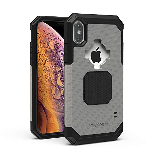 Product Cover Rokform Rugged [iPhone X/XS] Military Grade Magnetic Protective Case with Twist Lock - Gun Metal