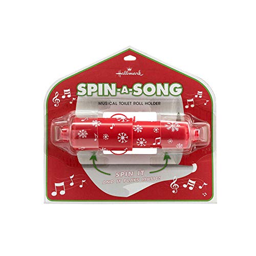 Product Cover Hallmark Spin-a-Song Musical Toilet Roll Holder, Christmas