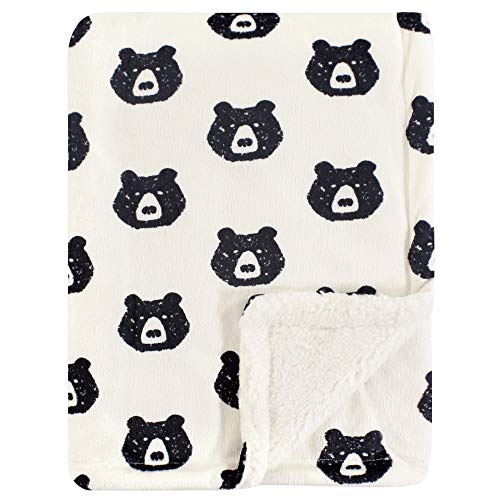 Product Cover Yoga Sprout Mink Blanket with Sherpa Backing, Bear, One Size