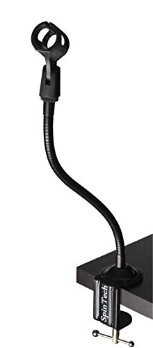 Product Cover SpinTech Flexible Gooseneck Microphone Stand with Desk Clamp for Radio Broadcasting Studio, Live Broadcast Equipment, TV Stations