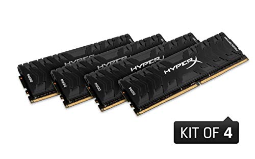 Product Cover HyperX Predator Black 64GB kit 3600MHz DDR4 CL17 DIMM XMP Desktop PC Memory (HX436C17PB3K4/64)