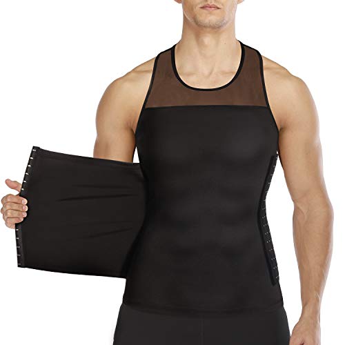 Product Cover Men Body Shaper Slimming Vest Tight Tank Top Compression Shirt Tummy Control Underwear Moobs Binder