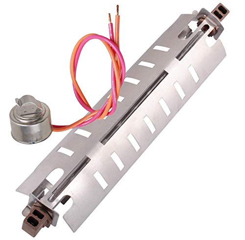 Product Cover WR51X10055 Refrigerator Defrost Heater and WR50X10068 Thermostat Kit for General Electric Hotpoint