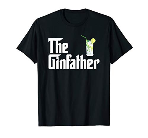 Product Cover The Gin Father Shirt Funny Gin And Tonic Gifts