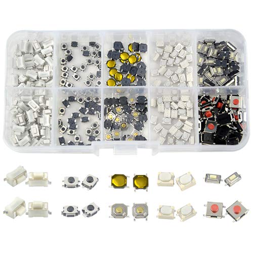 Product Cover WMYCONGCONG 300 Pcs Tactile Push Button Switch Micro Momentary Tact Assortment Kit for Car Remote Control