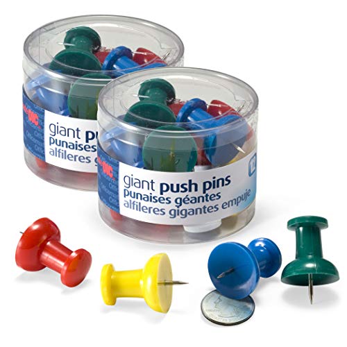 Product Cover Officemate Giant Push Pins, 1.5