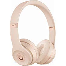 Product Cover Beats Solo 3 Wireless On-Ear Headphones - Matte Gold (Renewed)