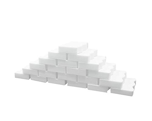 Product Cover 70Pcs Magic Cleaning Eraser Sponge Melamine Foam, Just Add Water Multi Purpose Bathroom Kitchen Floor Baseboard & Wall Cleaner 4.3 x 2.8 x 0.8