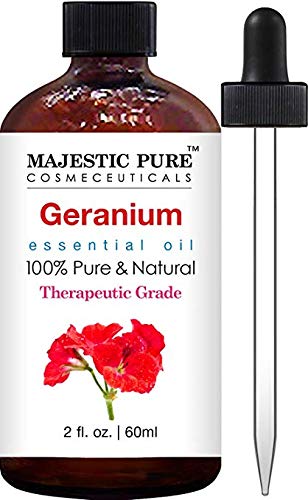 Product Cover Majestic Pure Geranium (Pelargonium Asperum) Essential Oil Therapeutic Grade, 2 fl.Oz
