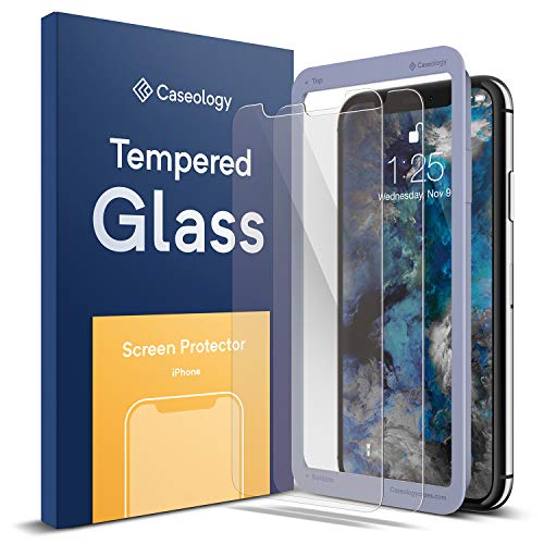 Product Cover Caseology Screen Protector for iPhone XR Tempered Glass (2018) - 2 Pack