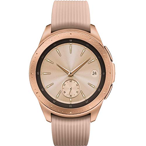 Product Cover Samsung Galaxy 42 mm Bluetooth Smartwatch Compatible with Android/iOS (Rose Gold)
