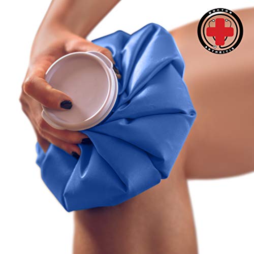 Product Cover Doctor Developed Hot and Cold Pack/Ice Bag/Ice Pack/Compress [Single] - Re-useable and Waterproof with Spill-Proof caps and Durable, Anti-Leak Materials (Large - 11