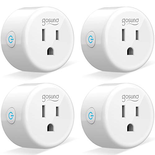 Product Cover Smart Plug Gosund Smart Wifi Outlet Works with Alexa and Google Home, 2.4G Wifi Only, No Hub Required, ETL and FCC Listed 4 Pack [Upgraded Version]