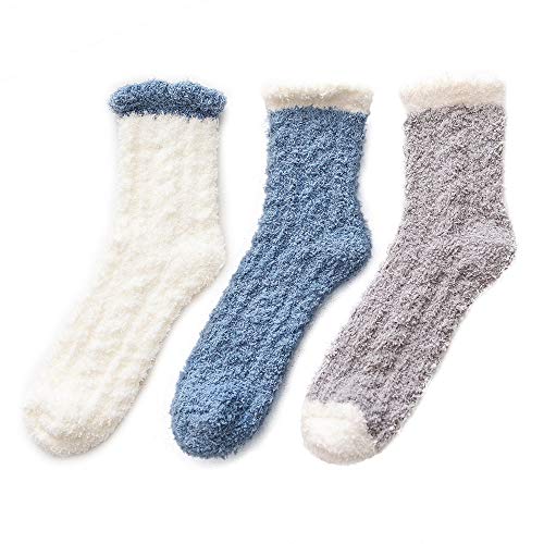 Product Cover Century Star Women's Warm Super Soft Slipper Socks Microfiber Fuzzy Fluffy Cozy 3-8 Pairs Christmas Gift Home Socks