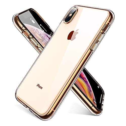 Product Cover Ainope Crystal Clear iPhone Xs Max Case,[Invisible Airbag Protection] Ultra Thin Phone Cover with Anti-discoloration Slim Case Compatible Apple iPhone XsMax / X Max 6.5 inch 2018 (Transparent)