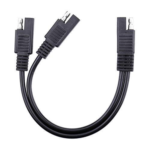 Product Cover SAE DC Power Automotive Connector Cable Y Splitter 1 to 2 SAE Extension Cable 18AWG 10inch/25cm