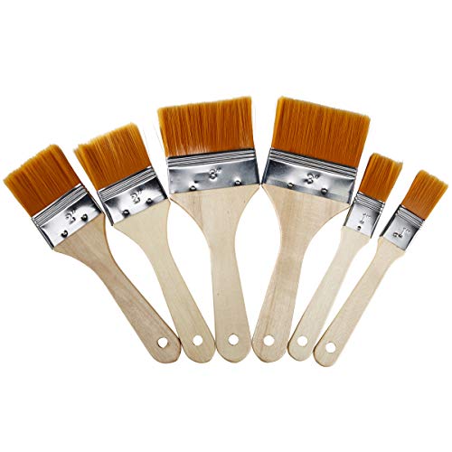 Product Cover Artlicious 6 Multi Purpose Golden Taklon Paint Brush Set