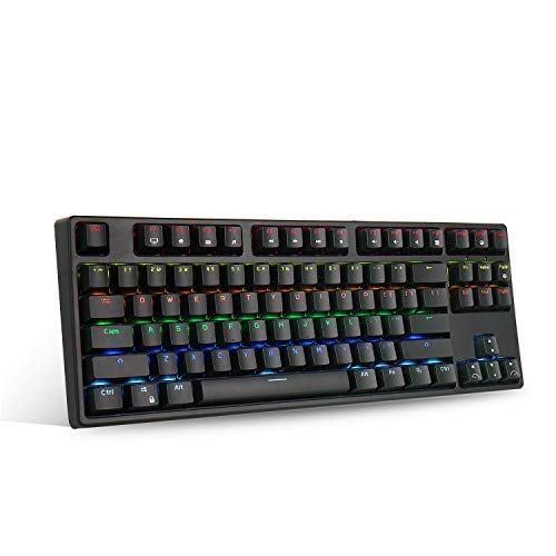 Product Cover RK ROYAL KLUDGE Sink87G Wired/Wireless TKL Mechanical Gaming Keyboard, No Numbpad Compact 2.4G RGB Wireless Keyboard with Tactile Brown Switches, Diversified RGB and Exceptional Macro Settings