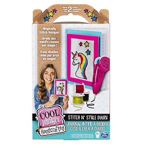 Product Cover Cool Maker, Handcrafted Stitch N' Style Diary Activity Kit, Makes 2 Covers, for Ages 8 & Up