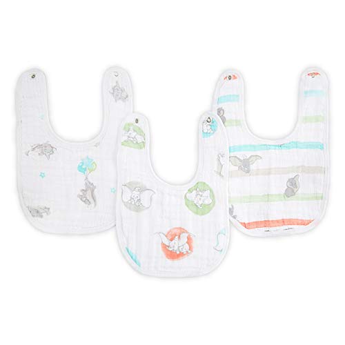 Product Cover aden by aden + Anais Disney Snap Bib, 100% Cotton Muslin, Soft Absorbent 3 Layers, Adjustable, 9