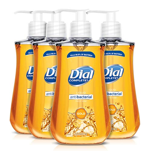 Product Cover Dial Antibacterial Liquid Hand Soap, Gold, 9.375 Ounce (Count of 4)