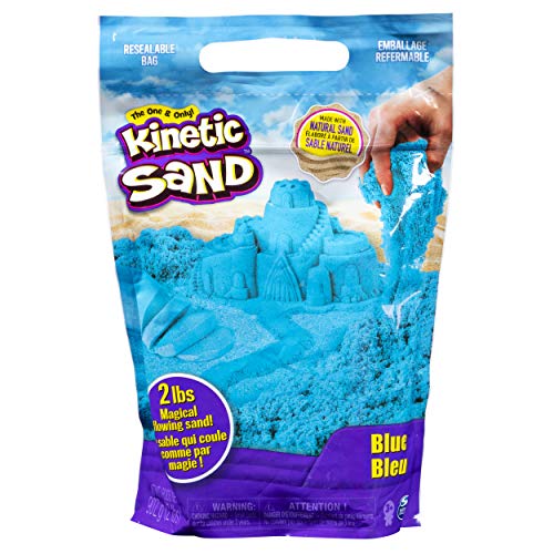 Product Cover Kinetic Sand The Original Moldable Sensory Play Sand, Blue, 2 Lb