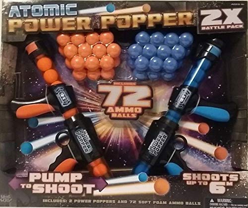 Product Cover Hog Wild Atomic Power Popper 2X Battle Pack 72 Foams Toy