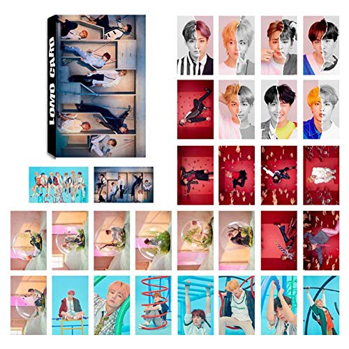 Product Cover KPOP BTS Bangtan Boys Love Yourself 结 Answer Photo Postcard Support Lomo Cards Stickers Set Gift for A.R.M.Y, 30 Pcs (H23)