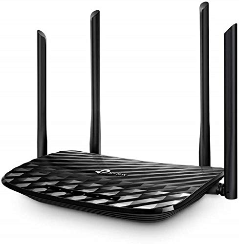 Product Cover TP-Link Archer C6 Gigabit Router Wi-Fi Dual Band AC1200 Wireless, 5 Gigabit Ports, 4 External Antennas and 1 Internal Antenna, Access Point Mode, MU-MIMO