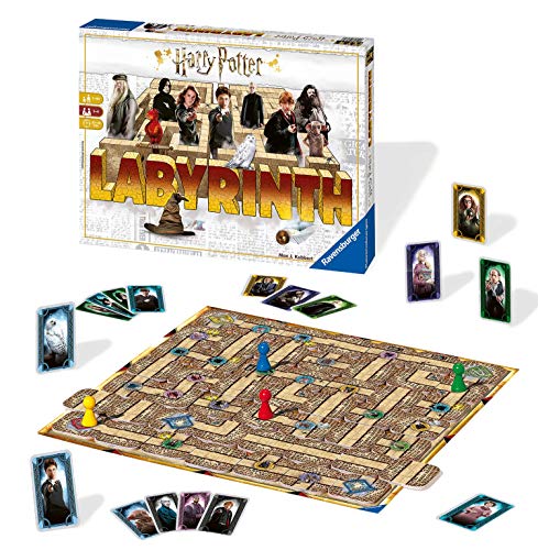 Product Cover Ravensburger Harry Potter Labyrinth Family Board Game for Kids & Adults Age 7 & Up - So Easy to Learn & Play with Great Replay Value