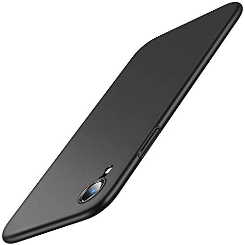 Product Cover TORRAS Slim Fit iPhone XR Case, Ultra-Thin Hard Plastic Full Protective Cover with Matte Finish Grip Phone Case for iPhone XR 6.1 inch (2018), Space Black
