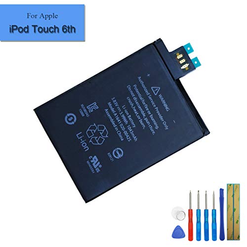 Product Cover New Replacement Battery A1641 A1574 Compatible with Apple iPod Touch 6 6th Gen 1043mAh 3.83V + Tools
