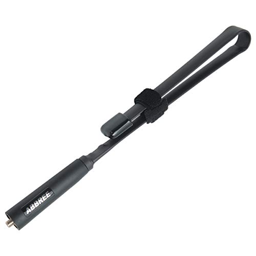 Product Cover ABBREE Foldable CS Tactical Antenna SMA-Female Connector Dual Band VHF UHF 144/430Mhz for Baofeng UV-5R, UV-82, BF-F8HP, UV-5R V2+ Plus, BF-F9 V2+ Two Way Radio