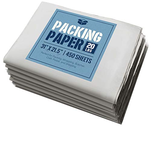 Product Cover Newsprint Packing Paper: 20 lbs of Unprinted, Clean Newsprint Paper, 31