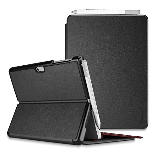 Product Cover Procase Protective Case for Surface Go, Slim Light Smart Cover Stand Hard Shell for Microsoft Surface Go 2018 with Built-in Surface Pen Holder, Compatible with Surface Type Cover -Black