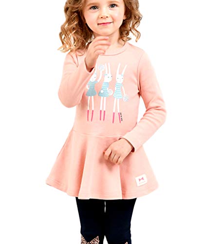 Product Cover CuteMe Adorable Toddler Baby Girls Clothes Set Long Sleeve Top and Pants 2 Pieces Outfits Fall Clothes