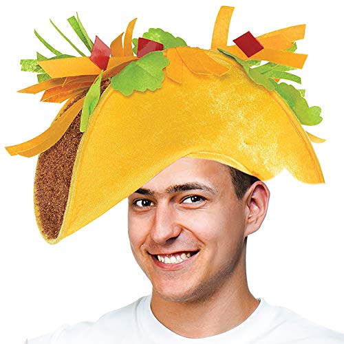 Product Cover Tigerdoe Taco Costume Hat - Sombrero Headbands - Food Costumes - Costume Party Hat- Cinco De Mayo Hats - Fiesta Party (Taco Hat)