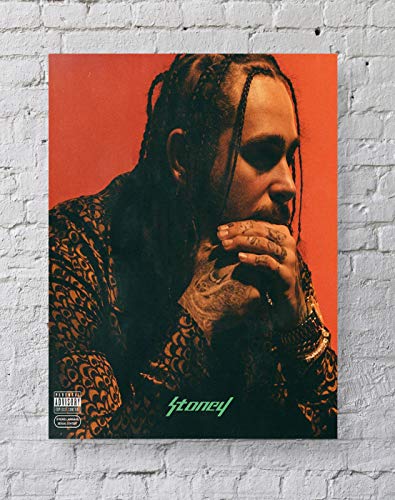 Product Cover LLp Post Malone Poster Standard Size | 18-Inches by 24-Inches | Post Malone Stoney Album Wall Poster Print