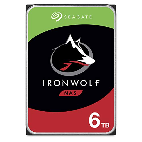 Product Cover Seagate IronWolf NAS 7200RPM Internal SATA Hard Drive 6TB 6Gb/s 3.5-Inch - Frustration Free Packaging (ST6000VN0033)