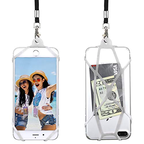 Product Cover Gear Beast Universal Web Cell Phone Lanyard Compatible with iPhone, Galaxy & Most Smartphones, Includes Phone Case Holder,Neck Strap