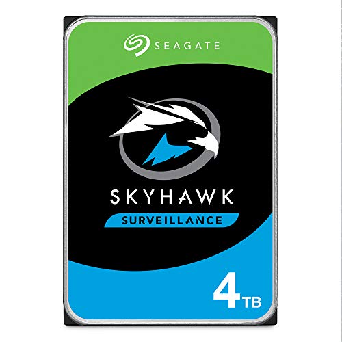 Product Cover Seagate Skyhawk 4TB Surveillance Internal Hard Drive HDD - 3.5 Inch SATA 6GB/s 64MB Cache for DVR NVR Security Camera System with Drive Health Management - Frustration Free Packaging (ST4000VX007)