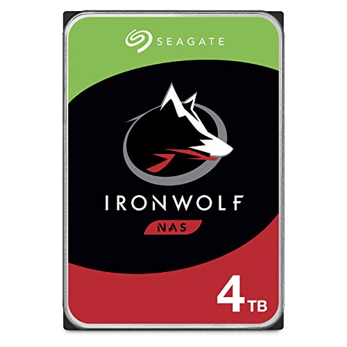 Product Cover Seagate IronWolf NAS 5900RPM Internal SATA Hard Drive 4TB 6Gb/s 3.5-Inch - Frustration Free Packaging (ST4000VN008)